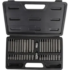 Screwdriver bit set Proline 10747 — 42 pieces, assorted types and sizes