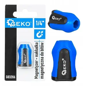 Magnetizer magnetic bit adapter 1/4" for screwdriver bits GEKO (500 pieces)