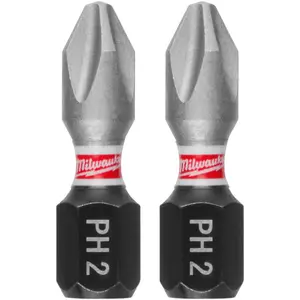 Screwdriver Bit PH2 x 25 mm, Milwaukee, pack of 3 — PH2 Phillips bit 25mm