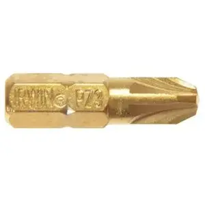 Screwdriver Bits Irwin Pozidriv PZ2 TiN 1/4" 25 mm, 2 pieces (10504402)