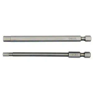 Screwdriver bits set YATO YT-0495, 2 pcs, Hex (metric), Steel, 100 mm, 1/4" shank
