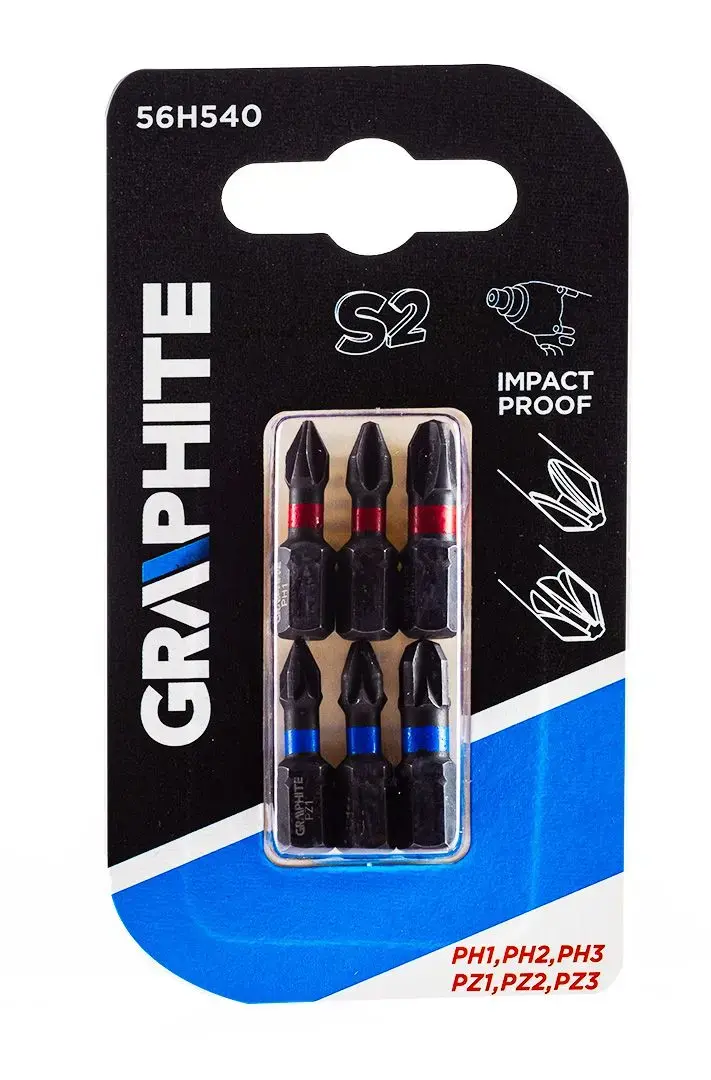 Screwdriver bit GRAPHITE 56H540 1/4" 25 mm Photo 2