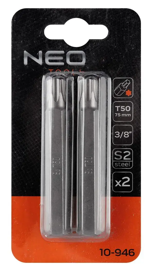 NEO tools 10-946 Torx T50 screwdriver bit Photo 2
