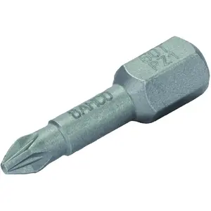 Screwdriver Bit BAHCO 51PZ-1-IPB, Pozidriv PZ1, single bit in impact-proof sleeve