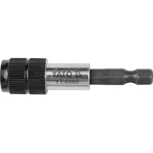 Bitu turētājs YATO YT-0468 nerūsējošais tērauds, 1/4" (4 mm) sešstūra kāts, 60 mm