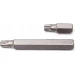 SPLINE screwdriver bit M6 x 75 mm length, Rockforce RF-1787506, 10 mm drive