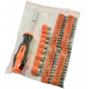 Screwdriver set Isma IS-48105-1 — 58 pieces: bits, sockets, universal holder