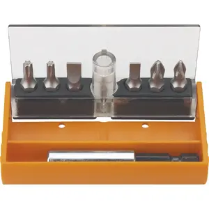 NEO tools screwdriver bit set 6 pcs 06-101 — assorted tips for manual and powered drivers