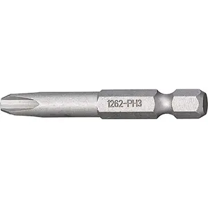 Screwdriver Bit 1/4" PH2 L=50mm STAHLWILLE model 8310002 for machine use
