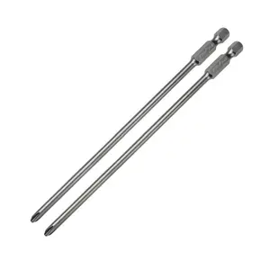 Screwdriver bit set Dedra DED71581 — 2 pieces, Phillips tips, 155 mm length