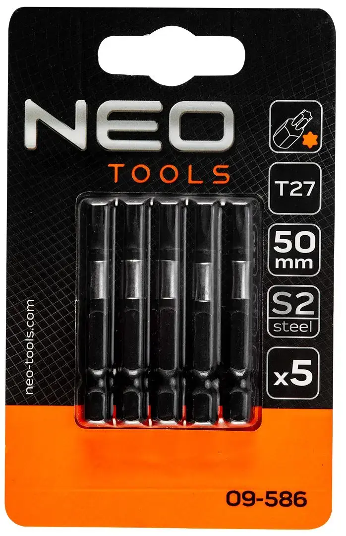 NEO tools 09-586 Torx T27 1/4" 50 mm bit Photo 4