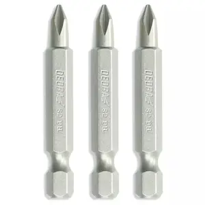 Screwdriver bit set Dedra 18A07S04 — 3 pcs Phillips bits, 50 mm
