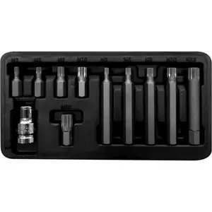 Drill bit set Proline 10744 — 11 pieces, assorted sizes
