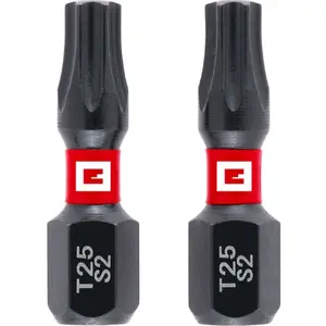 Double-Torsion T25 S2 25 mm screwdriver bits set, 2 pcs, EINHELL
