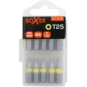 Набор бит BOXER TORX T25 — 10 шт.