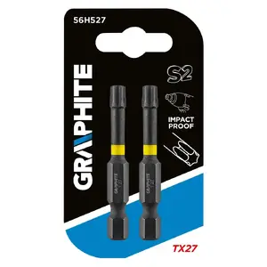 Screwdriver bit GRAPHITE 56H527, 1/4" drive, Torx Plus TX27, 50 mm