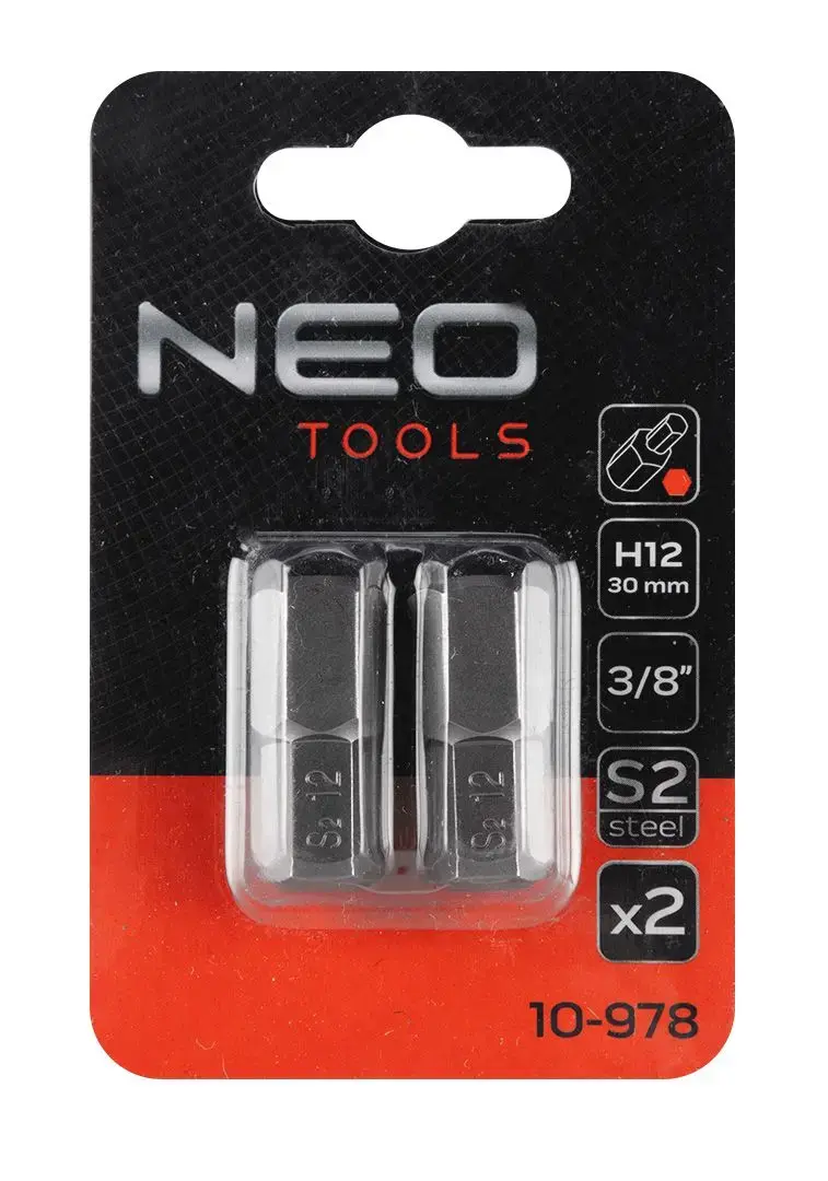 Hex screwdriver bit NEO tools 10-978 12 mm Photo 3