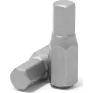 Forsage 6‑point Hex Bit 4 mm 1/4" L‑25 mm for Screwdrivers and Bit Holders