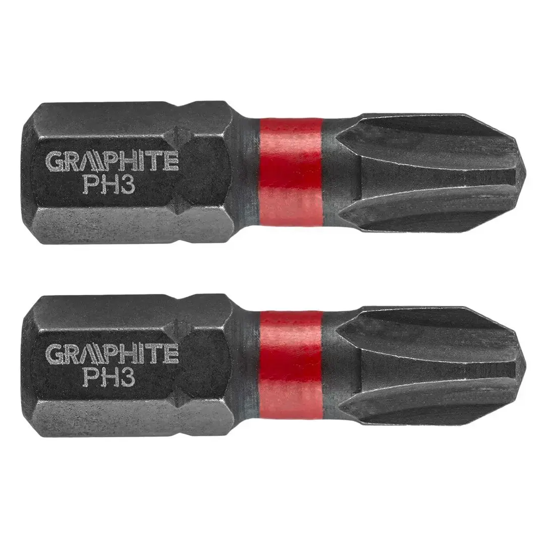 Screwdriver bit GRAPHITE 56H502 PH3 25 mm Photo 2