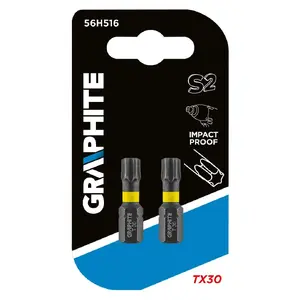 Screwdriver bit GRAPHITE 56H516, Torx Plus TX30, 1/4" drive, 25 mm length