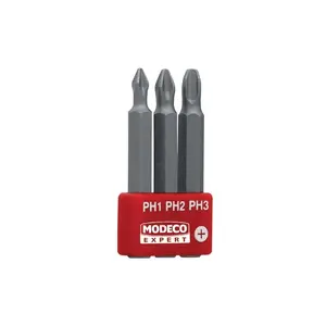 Screwdriver bit set MODECO MN-15-521, Phillips PH1–PH3, 50 mm, 3 pieces