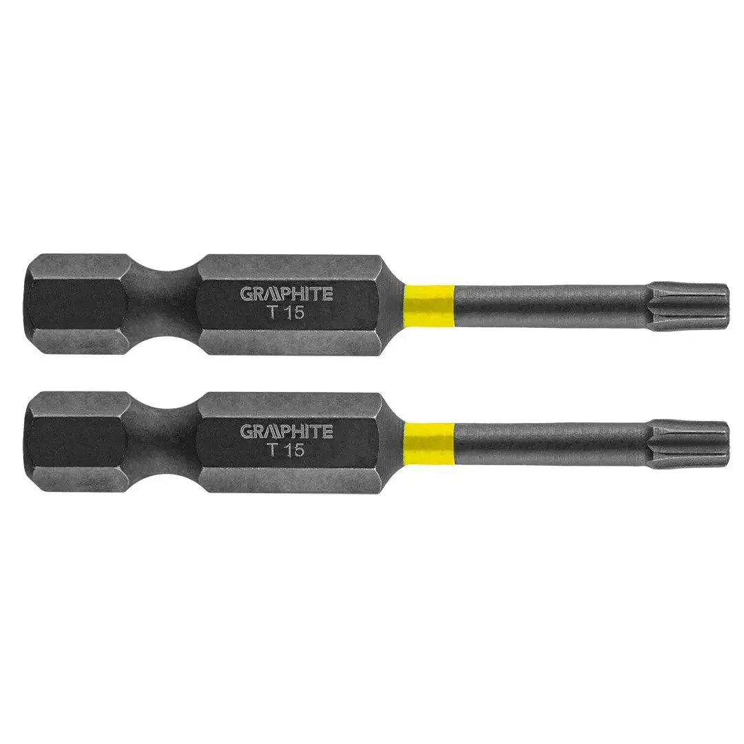 GRAPHITE 56H524 Torx Plus TX15 1/4" 50 mm bit Photo 2