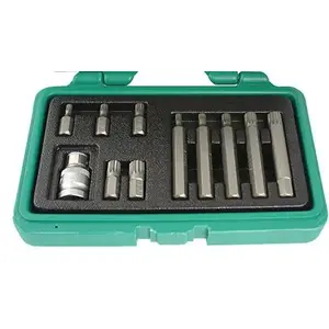 Bit Set Honiton H4011 — 11-piece screwdriver bit set SpLine, assorted types for manual and powered drivers