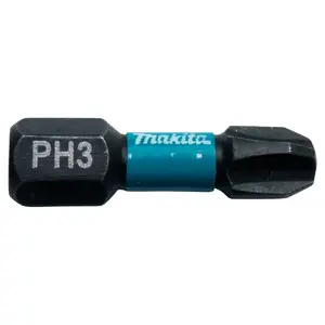 Screwdriver bit set Makita B-63622, 2 pcs, Phillips PH3, 25 mm
