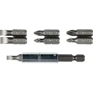 Hikoki bit holder with 7 screwdriver bits, model 752397