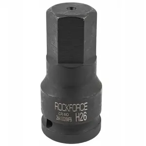 Impact hex socket bit 26 mm 3/4" drive No name — 26mm hex impact bit