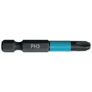Screwdriver bits set Makita B-63731 — 2 pcs, Phillips PH3, 50 mm
