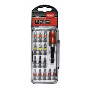 Screwdriver Bit Set MODECO MN-15-541 — 15 pieces, 25 mm