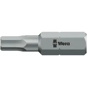 Screwdriver bit Wera 056325 — Hex (metric) 5 mm, length 25 mm, 1 pc