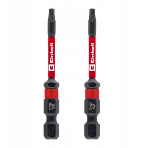 Double-Twisted T10 S2 60 mm screwdriver bits, 2 pcs, EINHELL