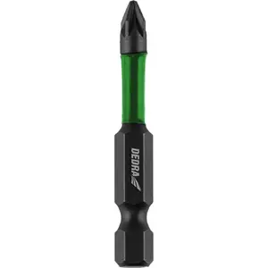 Screwdriver Bits Dedra Pozidrive PZ2 x 50 mm, impact-rated, 2 pieces