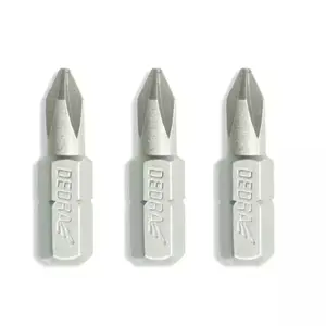 Screwdriver bit set Dedra 18A07S02 — 3 pieces, Phillips tips, 25 mm length