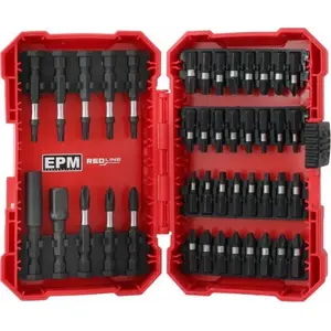 EPM screwdriver bit set 42 pcs Impact — assorted screwdriver bits for impact drivers and drills