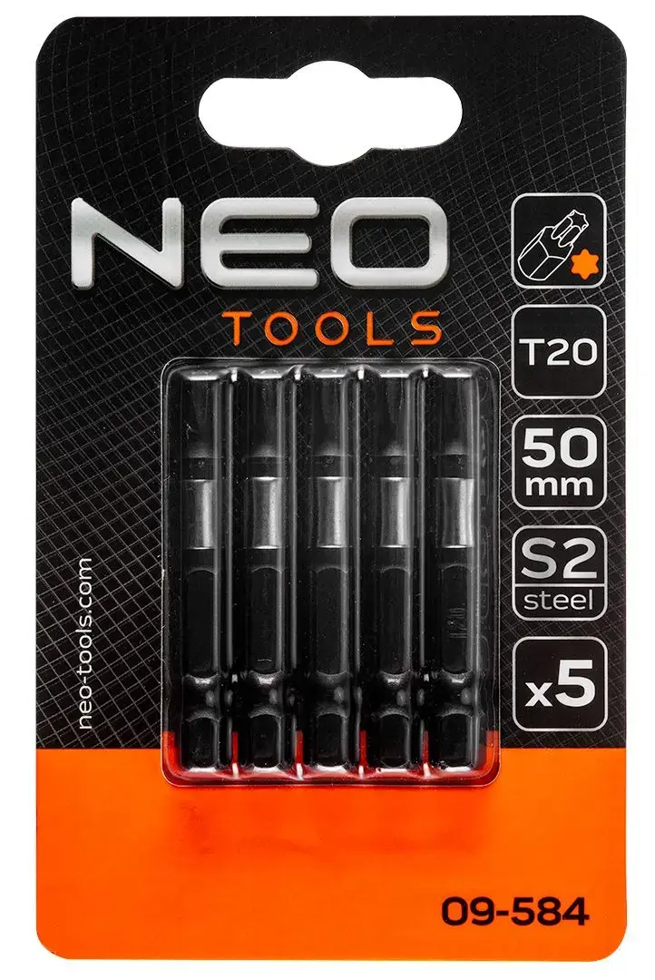 Screwdriver bit NEO tools 09-584 T20 1/4" 50mm Photo 4
