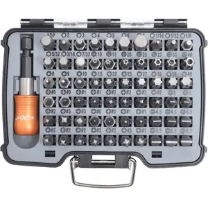 Bit set BOXER 61 pieces — S2 steel bits for screwdrivers and drills