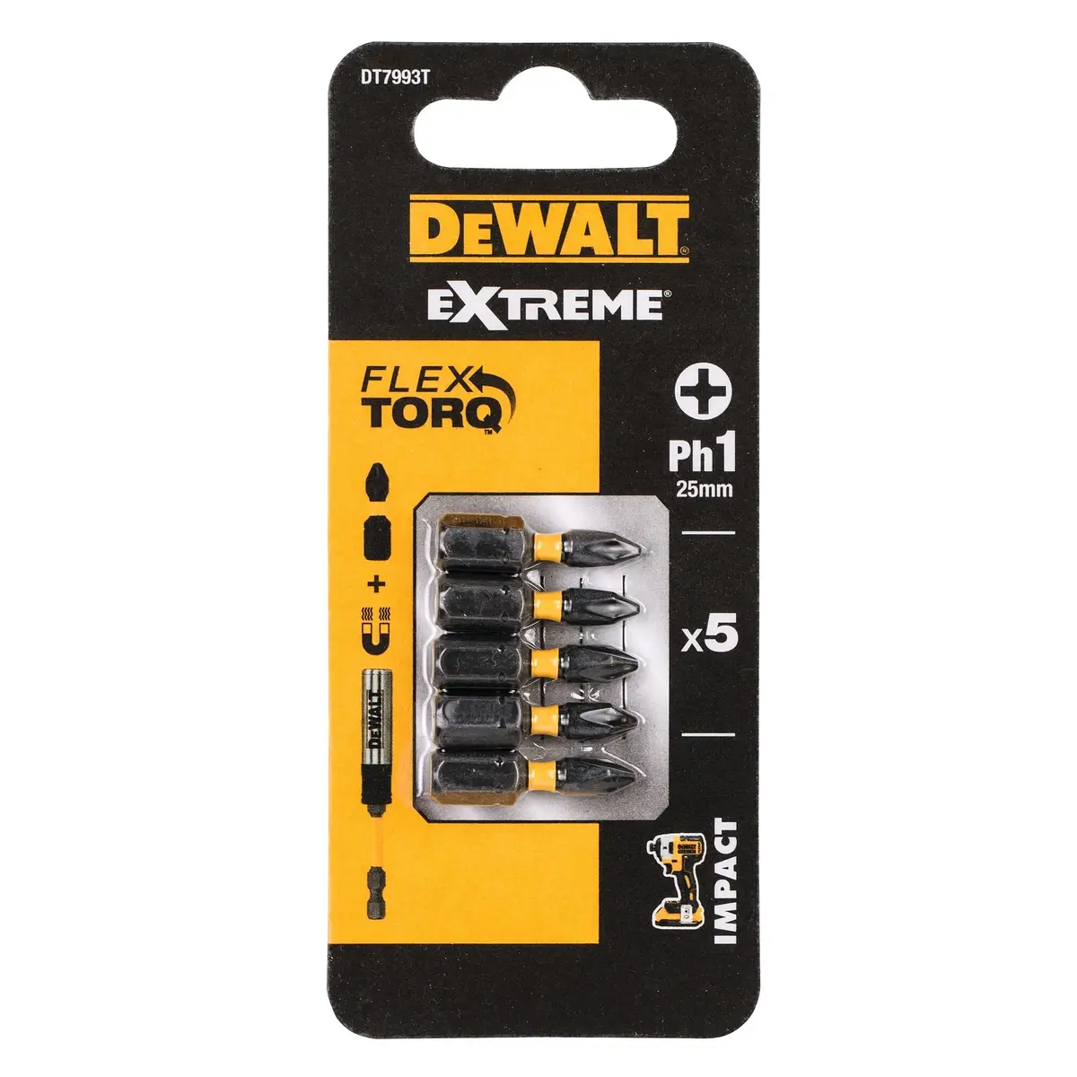 DeWalt DT7993T-QZ uzgalis 25 mm, 5 gab. Photo 4