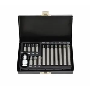 AWTools AW35117BL drill bit set, model AW35117BL, 15 pieces, pack weight 830 g