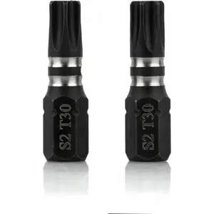 Impact Torx T30 25mm Bit, Smart brand, set of 2