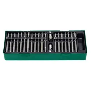 Hex key set Jonnesway S29H4140S, CR-V steel, 40 pieces