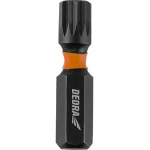 Screwdriver Impact Bits Dedra 8x32 mm Spline M10, 2 pieces