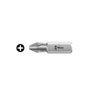 Wera Bit 851/1 Z Phillips PH3 x 25 mm magnetic screwdriver bit, model 05072074001