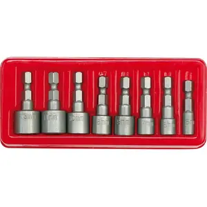 Screwdriver bit set Vorel 66113 — 1/4" drive, 60 mm length, 8 pieces