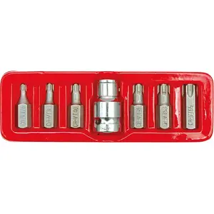 Skrūvgriežu uzgaļu komplekts Vorel 66570, garums 30 mm, 7 gab.