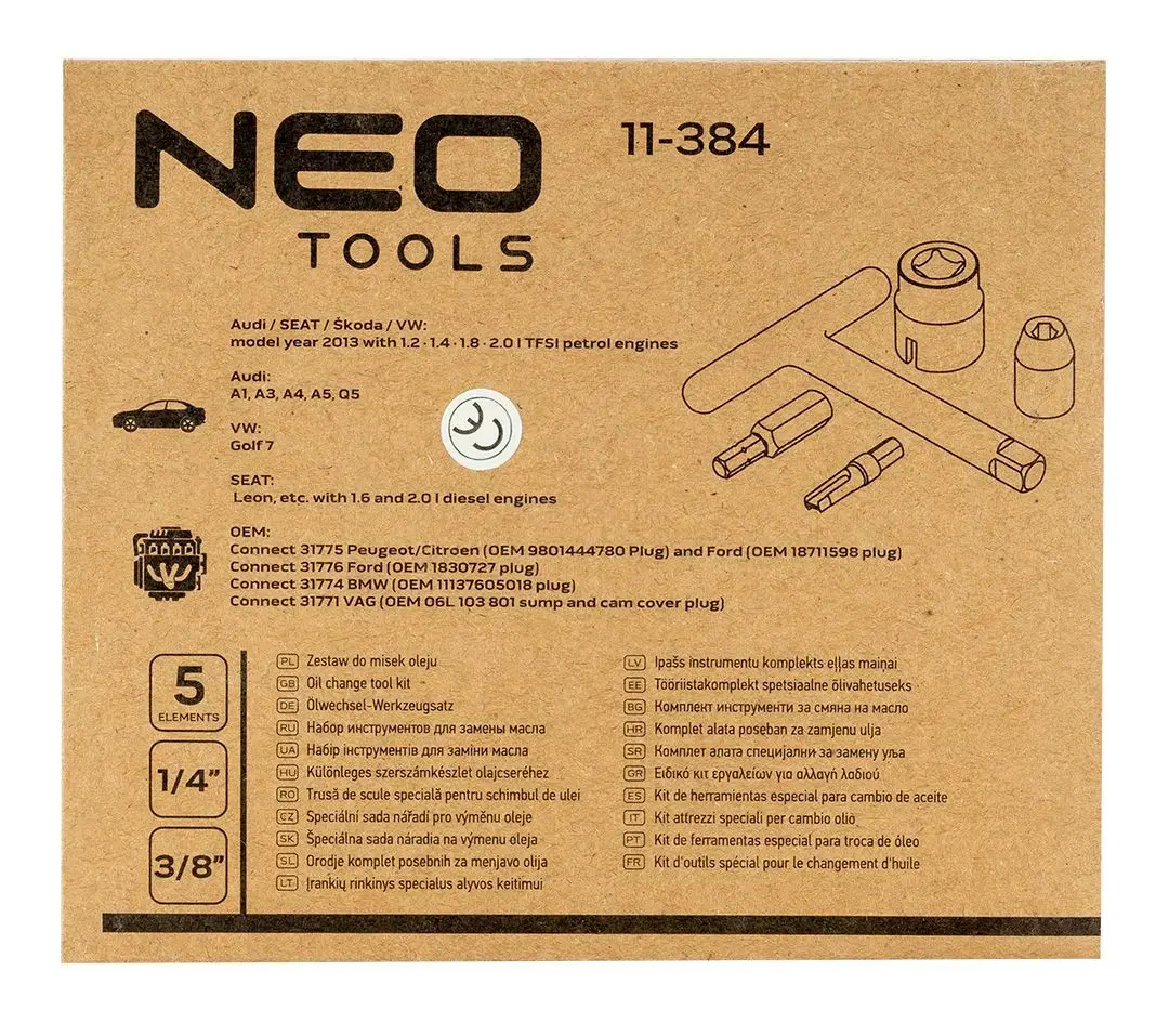 Mehāniķa komplekts NEO tools 11-384 Photo 2