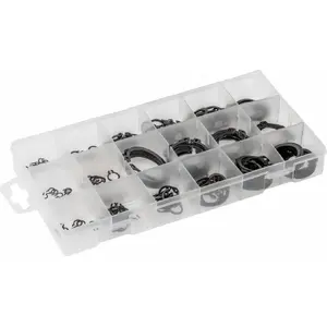 External Circlip Ring Set 150 pcs, högert technik HT8G502