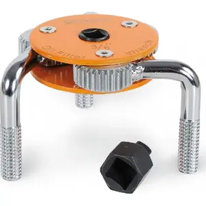Adjustable Oil Filter Wrench Beta Tools 1493-H, 3‑arm self‑adjusting design